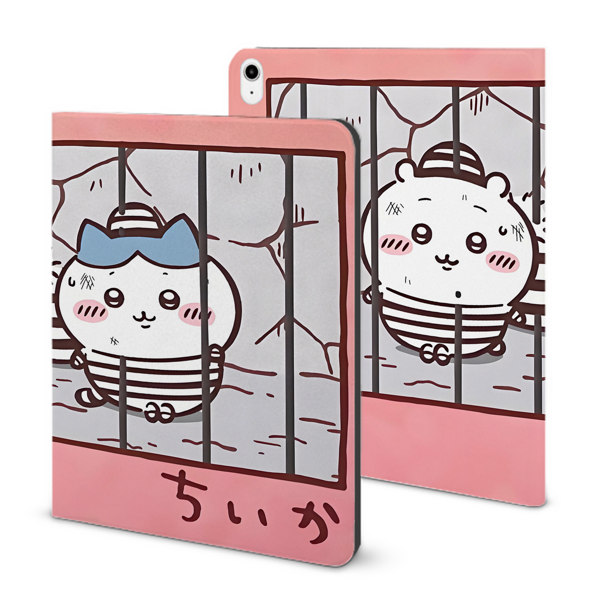 （画像用） ちいかわ Chii-kawa IPadケース ペンホルダー付き ブックスタイルデザイン